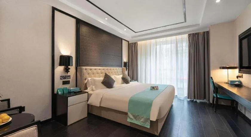 Bed in Xana Hotelle·Xining Dashizi Central Square