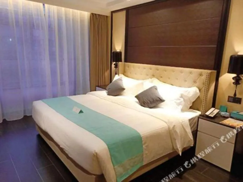 Bed in Xana Hotelle·Xining Dashizi Central Square
