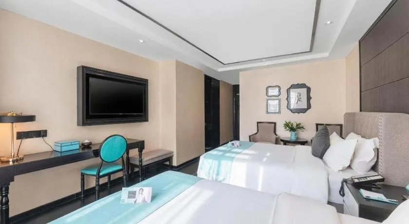 Bed in Xana Hotelle·Xining Dashizi Central Square