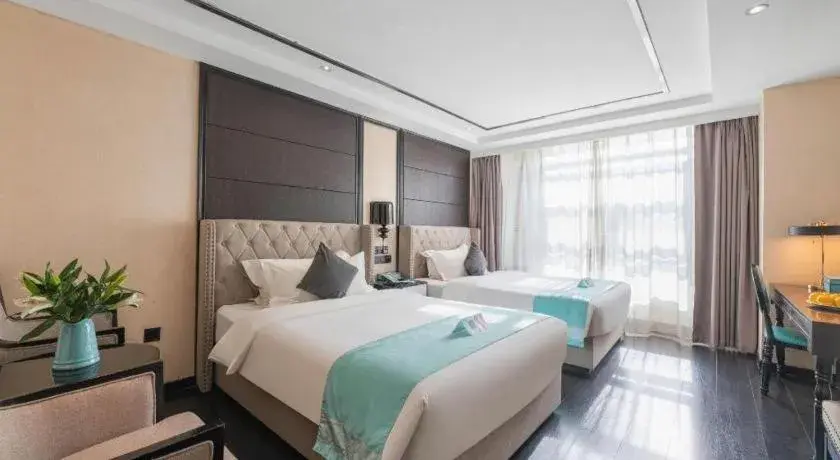 Bed in Xana Hotelle·Xining Dashizi Central Square Bed in Xana Hotelle·Xining Dashizi Central Square