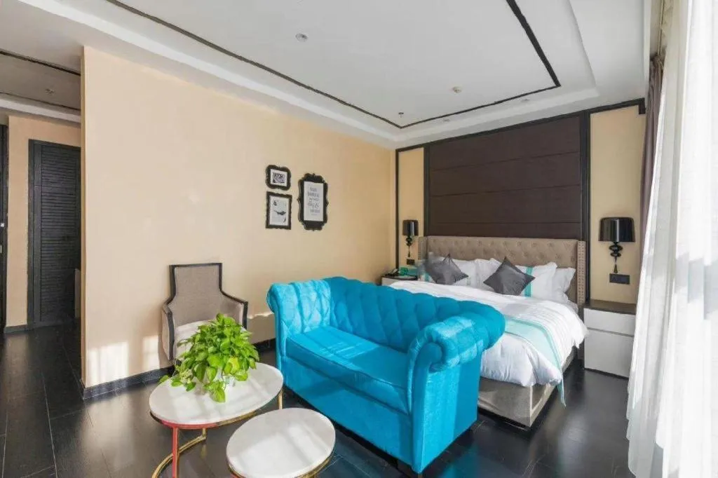 Bed in Xana Hotelle·Xining Dashizi Central Square