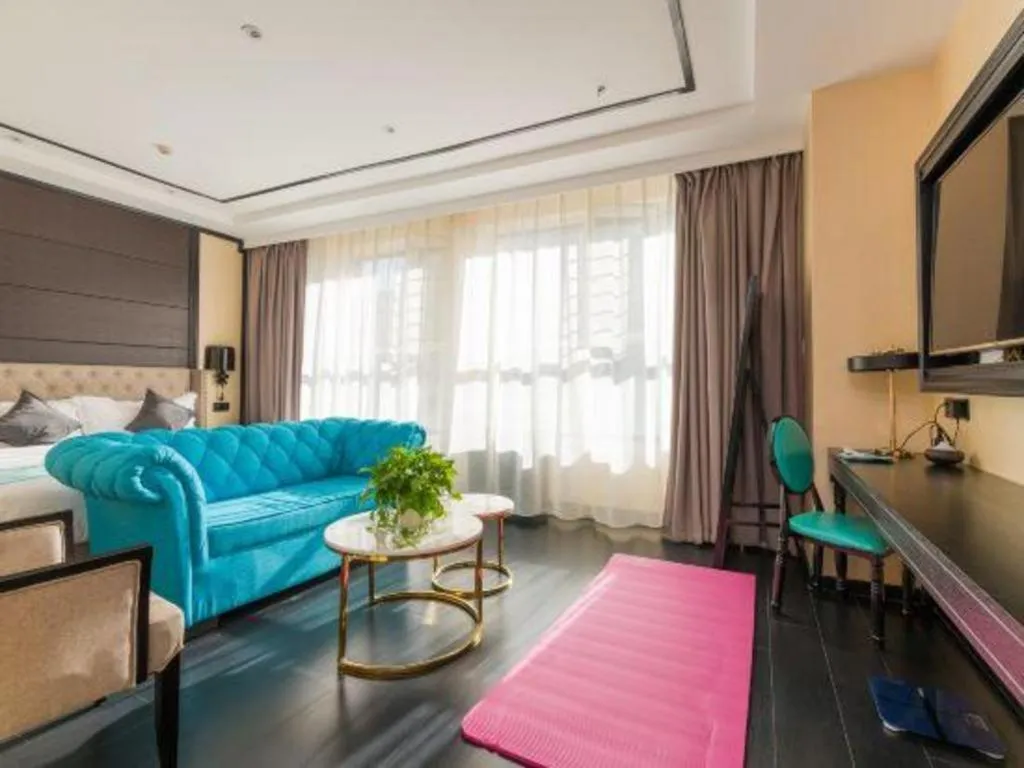 Bed in Xana Hotelle·Xining Dashizi Central Square