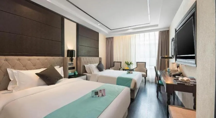 Bed in Xana Hotelle·Xining Dashizi Central Square