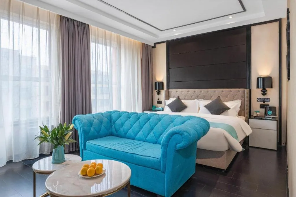 Bed in Xana Hotelle·Xining Dashizi Central Square