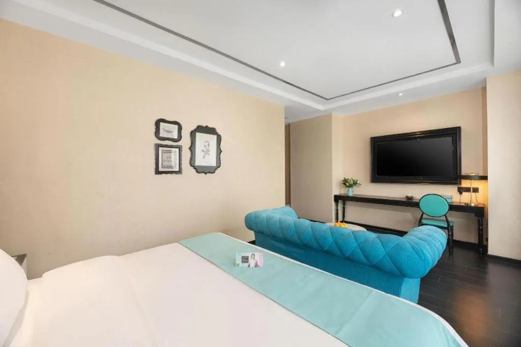 Bed in Xana Hotelle·Xining Dashizi Central Square