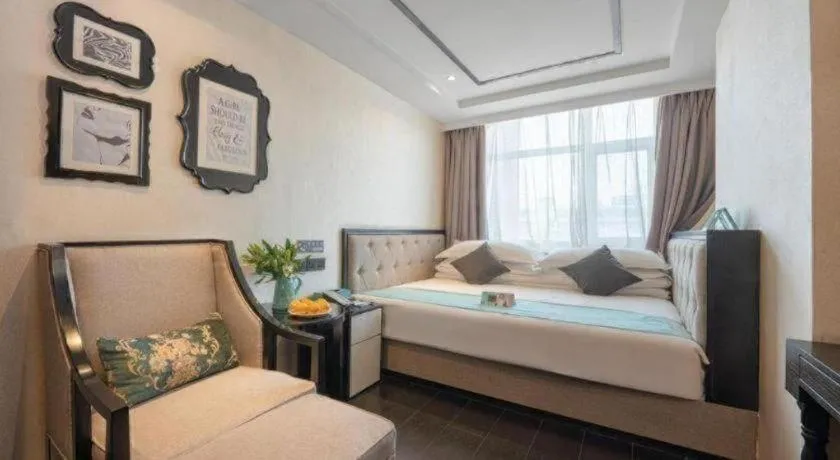 Bed in Xana Hotelle·Xining Dashizi Central Square