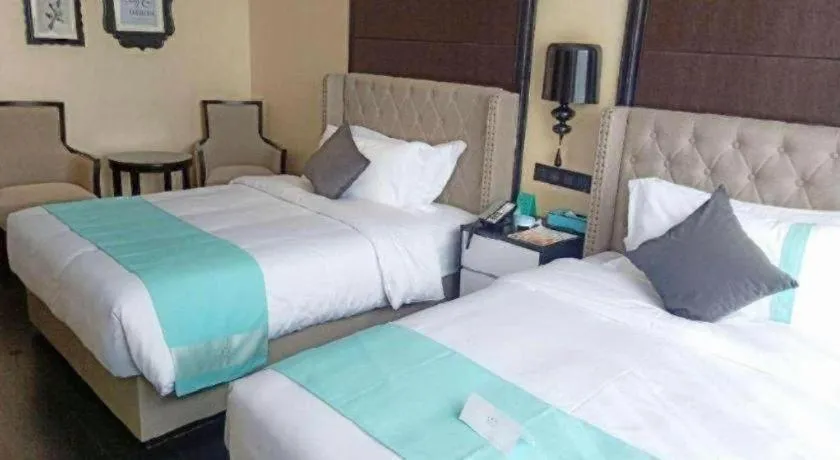 Bed in Xana Hotelle·Xining Dashizi Central Square