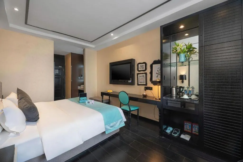 Bed in Xana Hotelle·Xining Dashizi Central Square