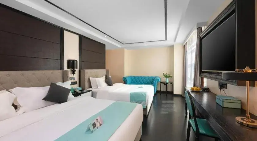 Bed in Xana Hotelle·Xining Dashizi Central Square Bed in Xana Hotelle·Xining Dashizi Central Square