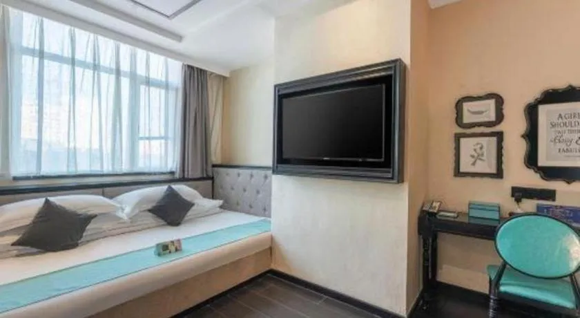 Bed in Xana Hotelle·Xining Dashizi Central Square