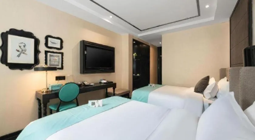 Bed in Xana Hotelle·Xining Dashizi Central Square