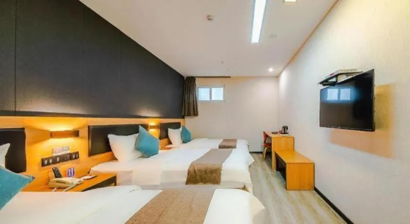 Bed in Thank Inn Plus Hotel Shandong Zhucheng Renmin Road