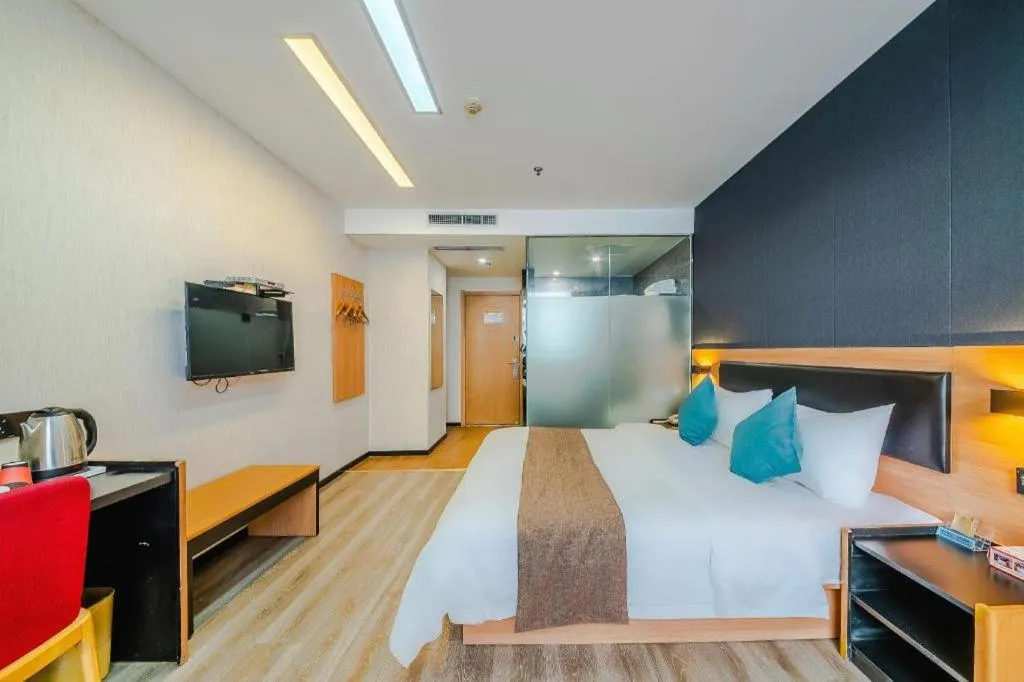 Bed in Thank Inn Plus Hotel Shandong Zhucheng Renmin Road