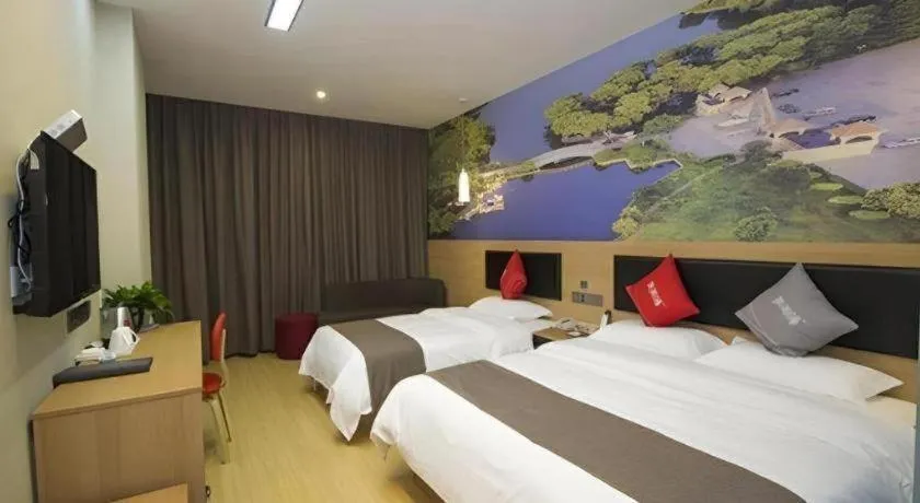 Bed in Thank Inn Plus Hotel Shandong Zhucheng Renmin Road