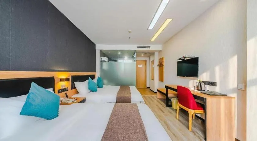 Bed in Thank Inn Plus Hotel Shandong Zhucheng Renmin Road