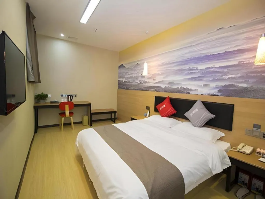 Bed in Thank Inn Plus Hotel Shandong Zhucheng Renmin Road