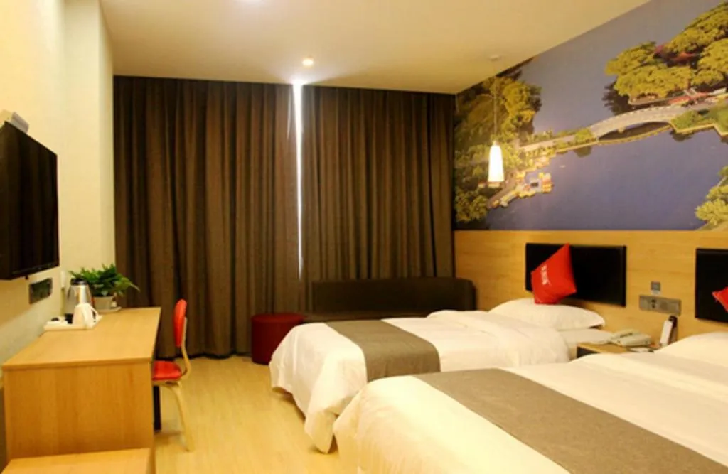 Bed in Thank Inn Plus Hotel Shandong Zhucheng Renmin Road