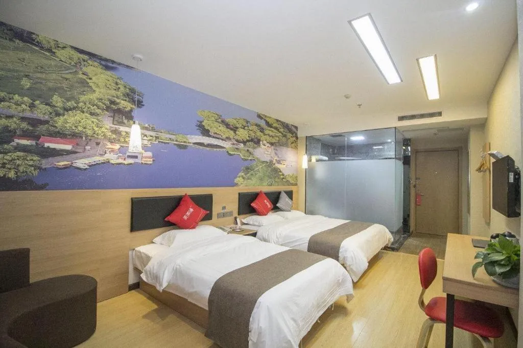 Bed in Thank Inn Plus Hotel Shandong Zhucheng Renmin Road