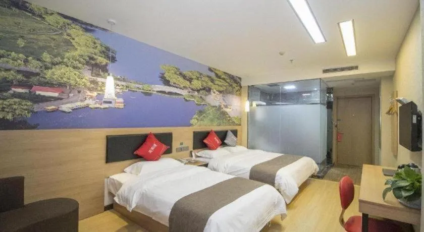 Bed in Thank Inn Plus Hotel Shandong Zhucheng Renmin Road