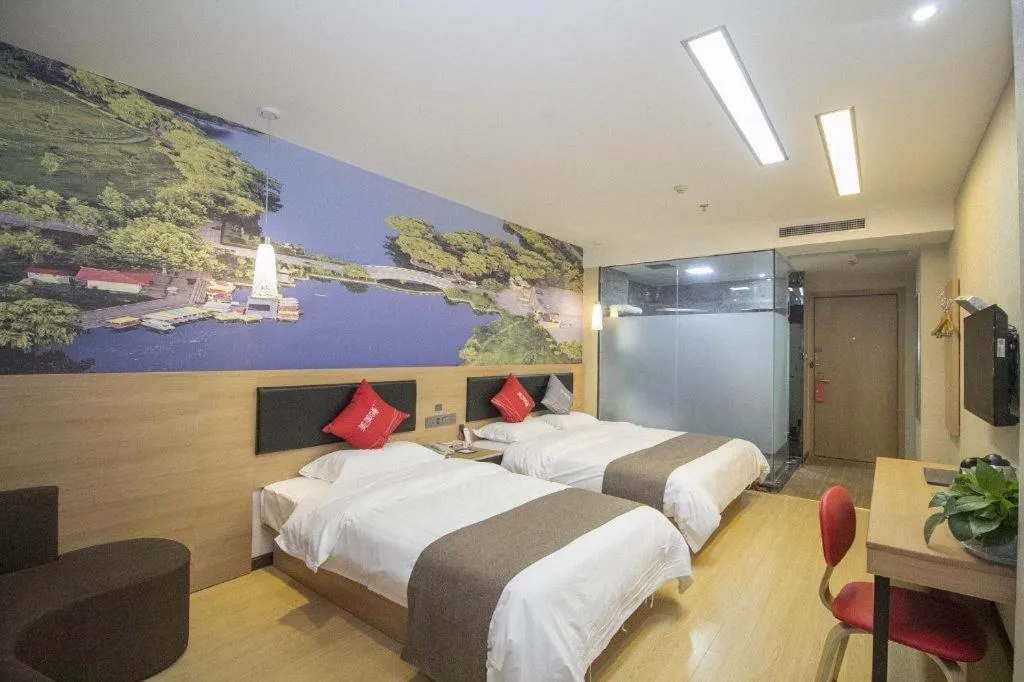 Bed in Thank Inn Plus Hotel Shandong Zhucheng Renmin Road