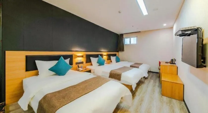 Bed in Thank Inn Plus Hotel Shandong Zhucheng Renmin Road