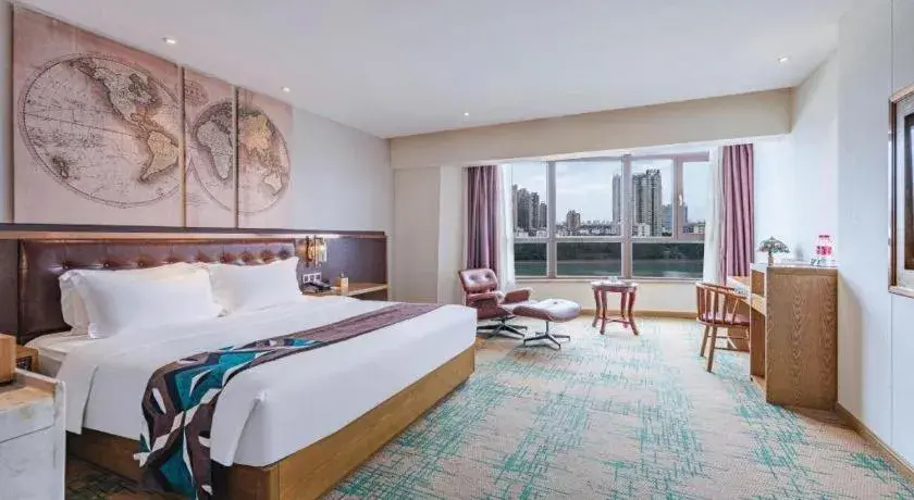 Bed in James Joyce Coffetel·Hengyang Jiefang Road Xianfeng Dock Bed in James Joyce Coffetel·Hengyang Jiefang Road Xianfeng Dock