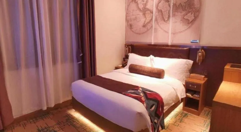 Bed in James Joyce Coffetel·Hengyang Jiefang Road Xianfeng Dock
