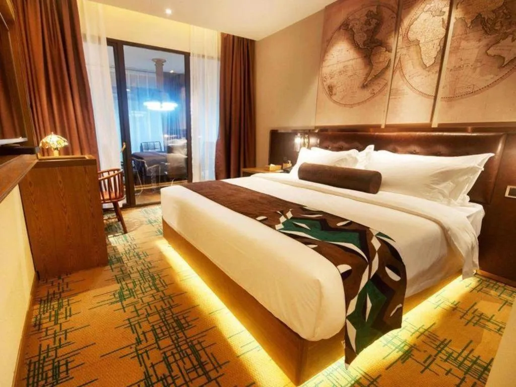Bed in James Joyce Coffetel·Hengyang Jiefang Road Xianfeng Dock