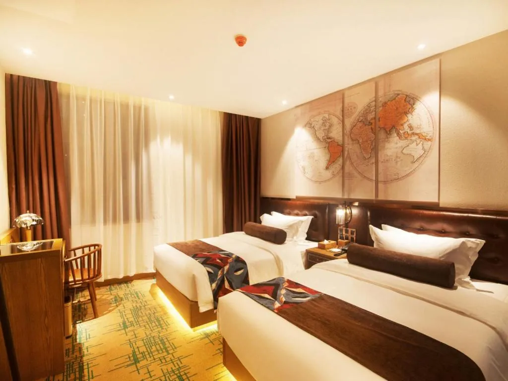 Bed in James Joyce Coffetel·Hengyang Jiefang Road Xianfeng Dock