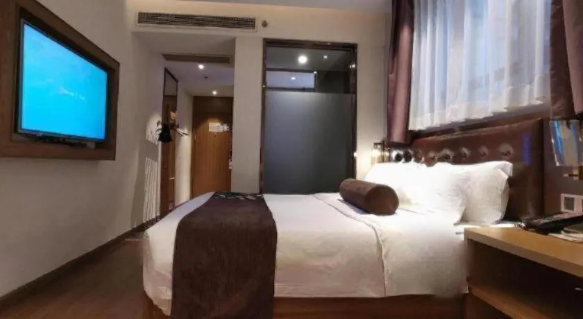 Bed in James Joyce Coffetel·Hengyang Jiefang Road Xianfeng Dock