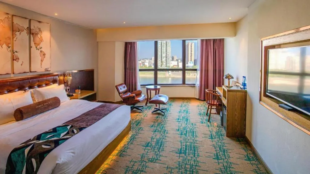 Bed in James Joyce Coffetel·Hengyang Jiefang Road Xianfeng Dock