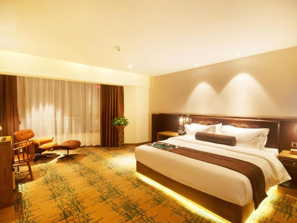 Bed in James Joyce Coffetel·Hengyang Jiefang Road Xianfeng Dock