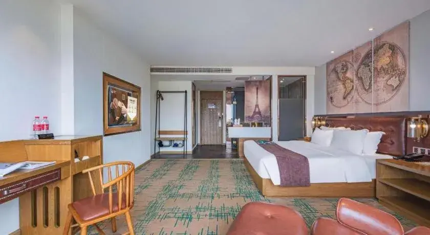 Bed in James Joyce Coffetel·Hengyang Jiefang Road Xianfeng Dock Bed in James Joyce Coffetel·Hengyang Jiefang Road Xianfeng Dock