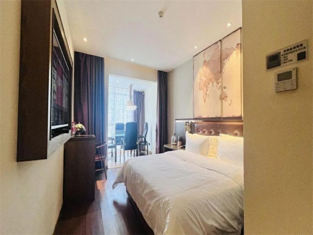 Bed in James Joyce Coffetel·Hengyang Jiefang Road Xianfeng Dock