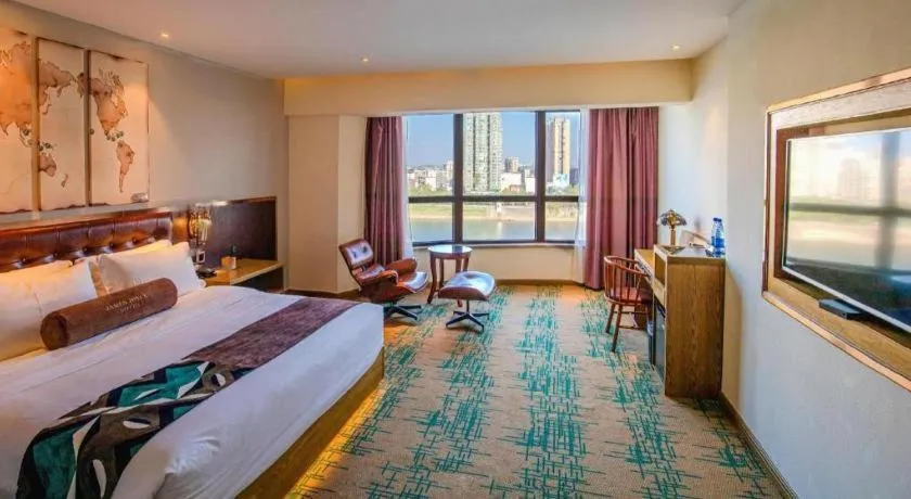 Bed in James Joyce Coffetel·Hengyang Jiefang Road Xianfeng Dock