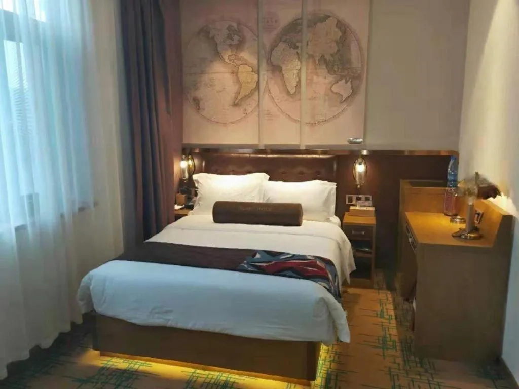 Bed in James Joyce Coffetel·Hengyang Jiefang Road Xianfeng Dock