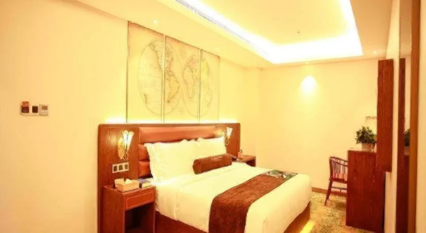 Bed in James Joyce Coffetel Harbin Railway Station Songlei Yuanda Pedestrian Street