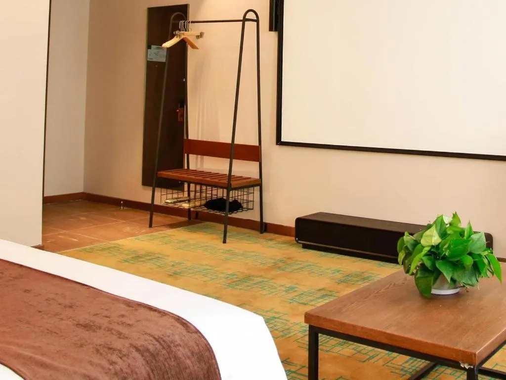 Bed in James Joyce Coffetel Harbin Railway Station Songlei Yuanda Pedestrian Street