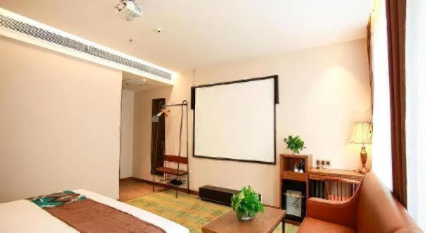 Bed in James Joyce Coffetel Harbin Railway Station Songlei Yuanda Pedestrian Street