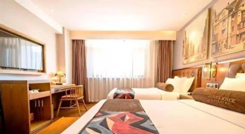 Bed in James Joyce Coffetel·Huludao Xingcheng Seaside Tourist Scenic Spot