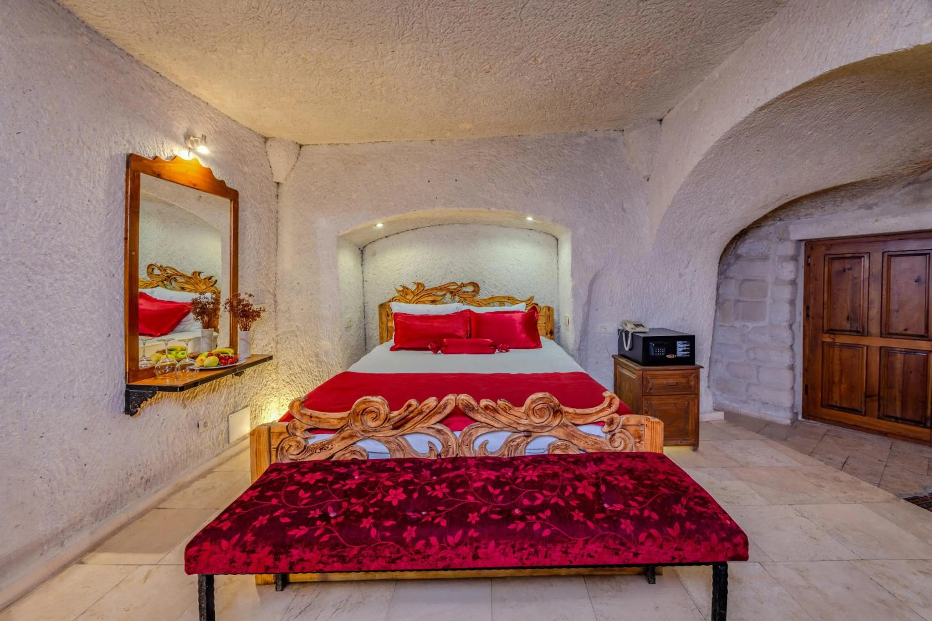 Bed in Onur Cave Cappadocia