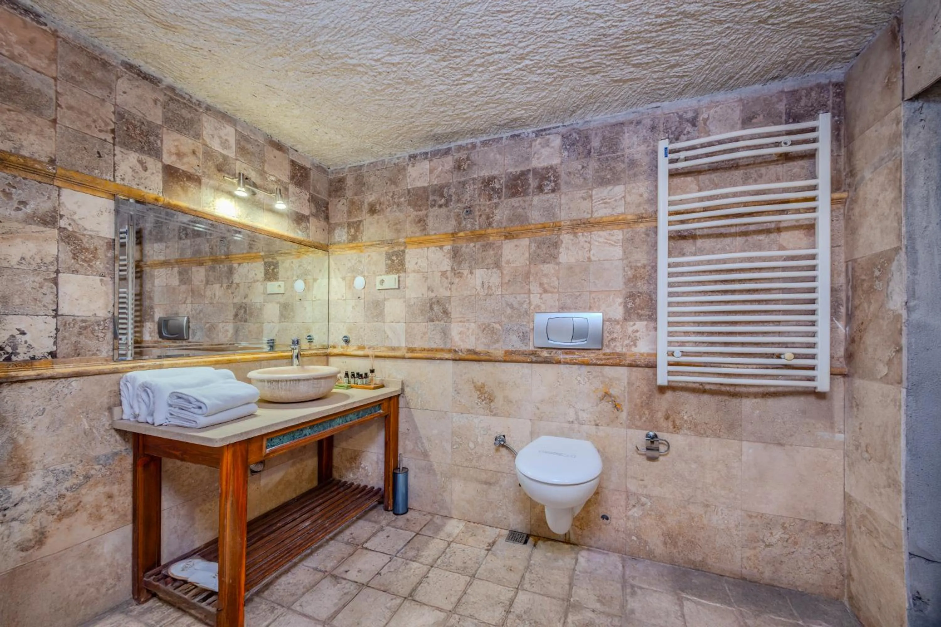 Shower in Onur Cave Cappadocia