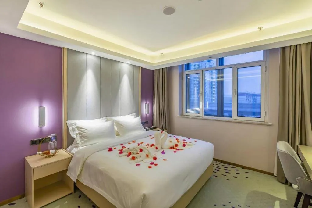 Bed in Lavande Hotel Beijing Daxing Airport Qingyuan Road Metro Station Joy City