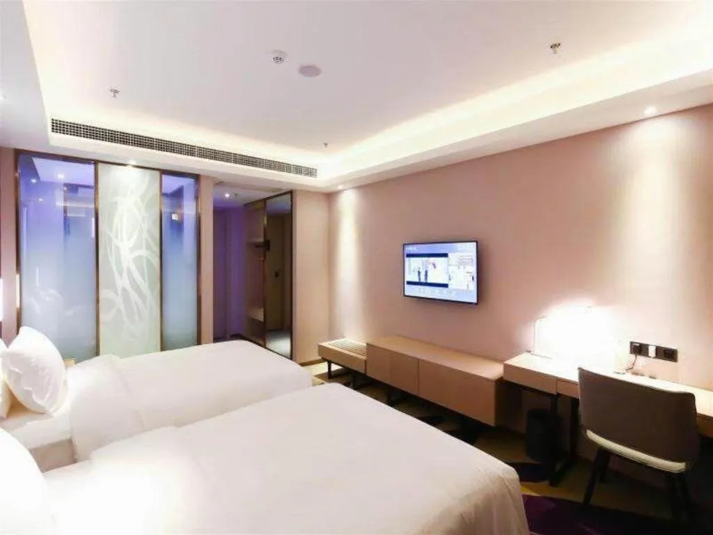 Bed in Lavande Hotel Beijing Daxing Airport Qingyuan Road Metro Station Joy City