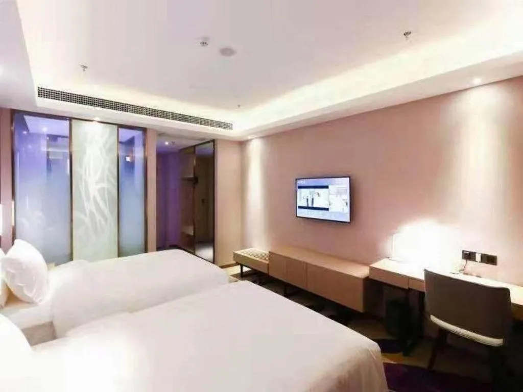 Bed in Lavande Hotel Beijing Daxing Airport Qingyuan Road Metro Station Joy City