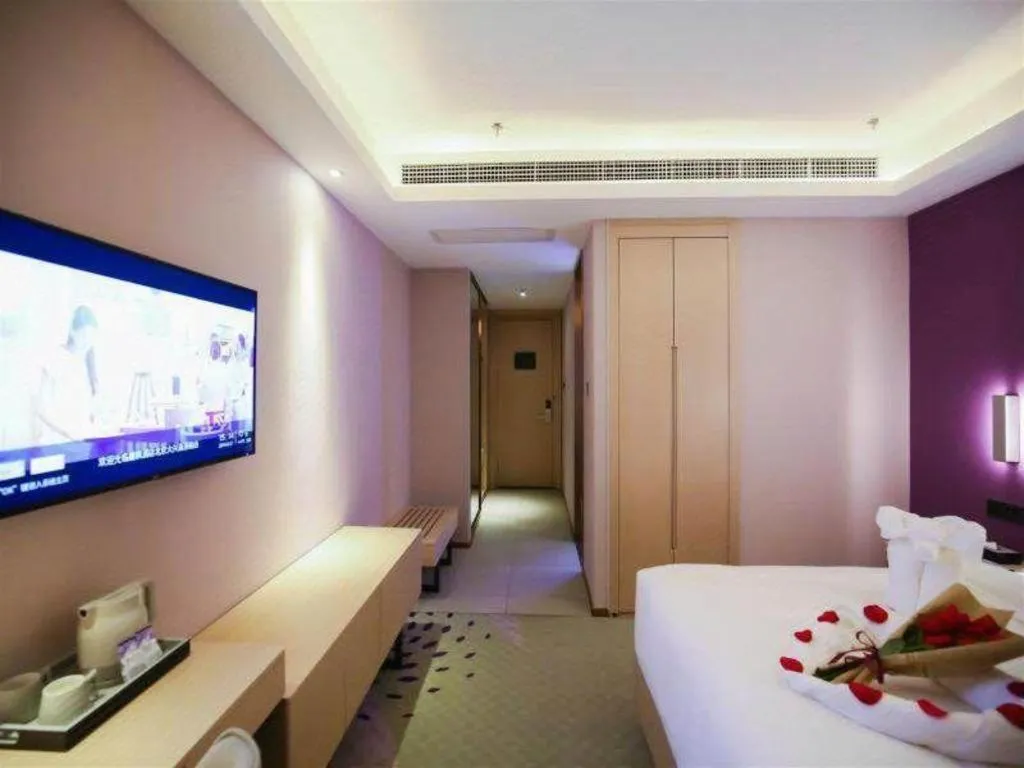 Bed in Lavande Hotel Beijing Daxing Airport Qingyuan Road Metro Station Joy City