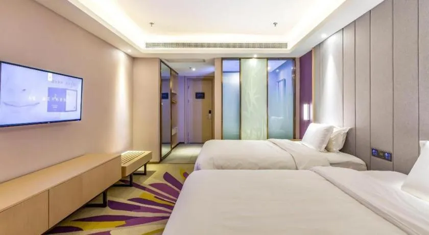 Bed in Lavande Hotel Beijing Daxing Airport Qingyuan Road Metro Station Joy City