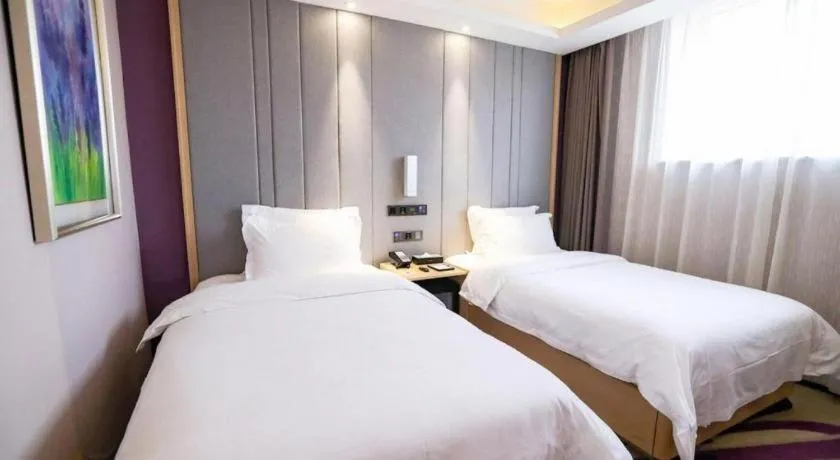 Bed in Lavande Hotel Beijing Daxing Airport Qingyuan Road Metro Station Joy City