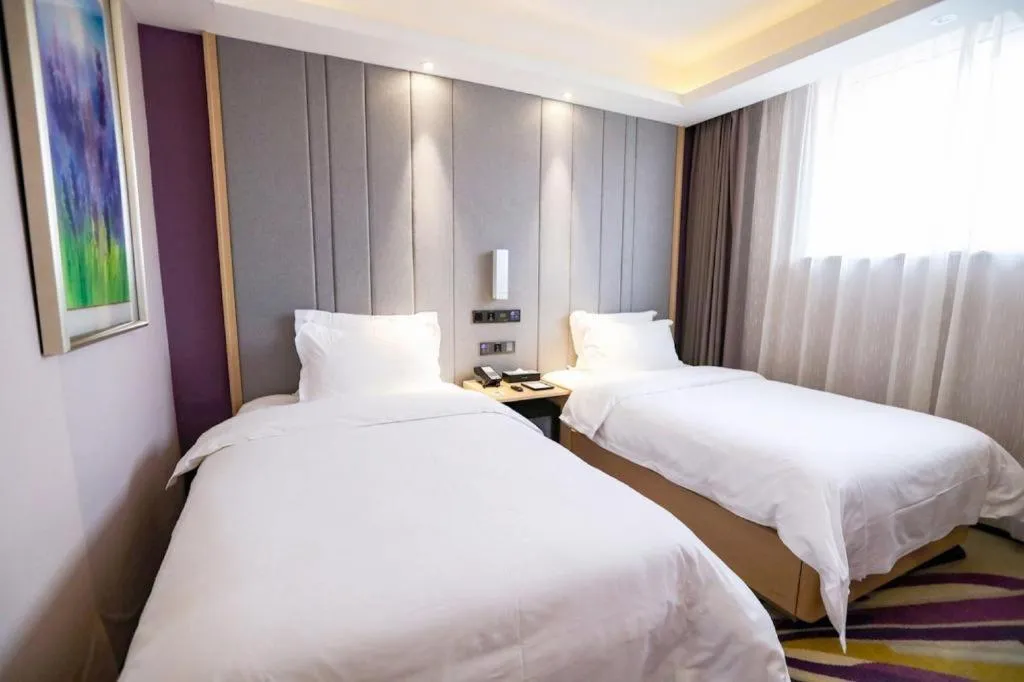 Bed in Lavande Hotel Beijing Daxing Airport Qingyuan Road Metro Station Joy City