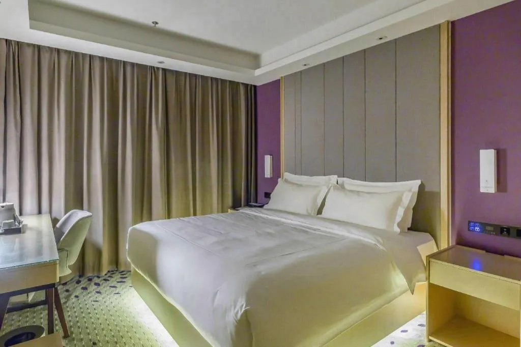 Bed in Lavande Hotel Beijing Daxing Airport Qingyuan Road Metro Station Joy City